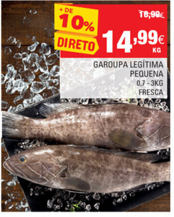 Continente Garoupa Legítima Pequena 0,7 - 3kg promoção