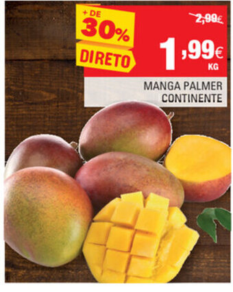 Continente Manga Palmer Continente promoção
