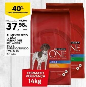 Continente Bom dia Ração para cães purinaone promoção