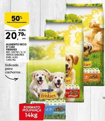 Continente Bom dia Ração para cães friskies promoção