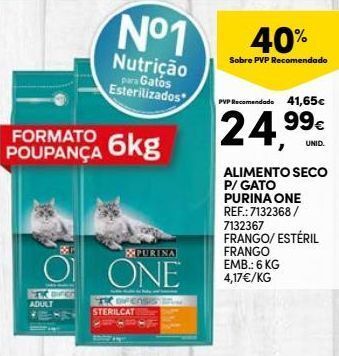Continente Bom dia Ração para gatos purinaone promoção