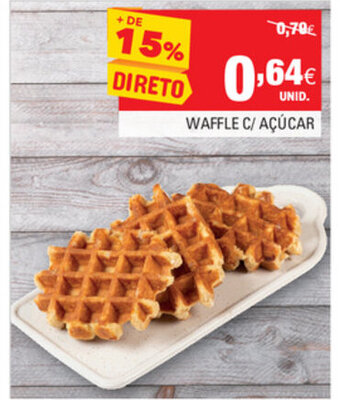 Continente Waffle C/ Açúcar promoção