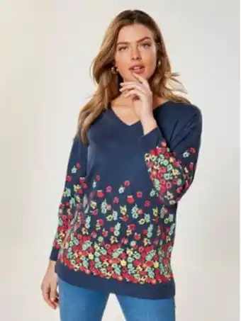 Venca Camisola malha estampada à frente e nas mangas promoção