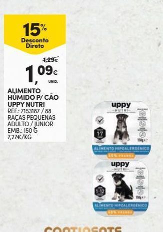Continente Bom dia Ração para cães promoção
