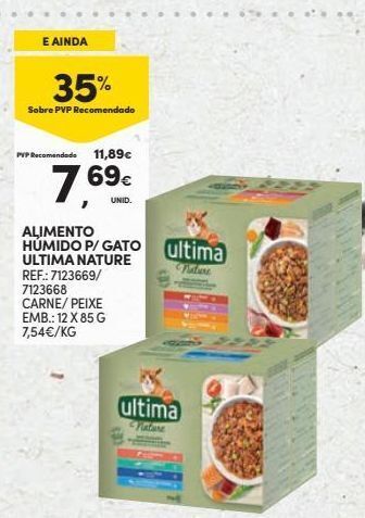 Ração para gatos ultima