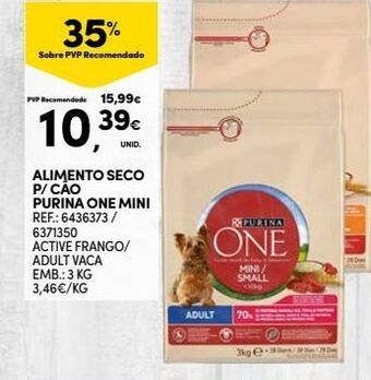Continente Bom dia Ração para cães purinaone promoção