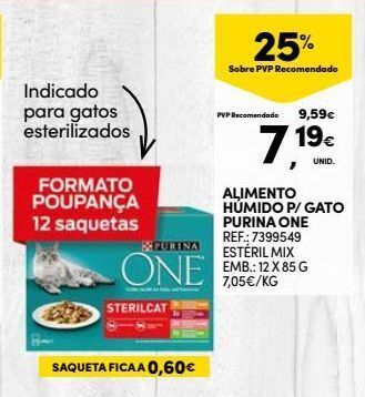 Continente Bom dia Ração para gatos purinaone promoção