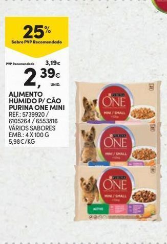 Continente Bom dia Ração para cães purinaone promoção