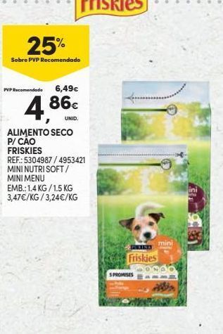 Ração para cães friskies