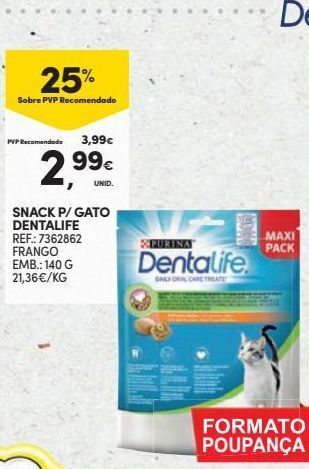 Continente Bom dia Ração para gatos dentallife promoção