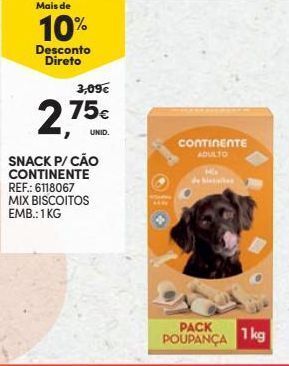 Continente Bom dia Ração para cães continente promoção