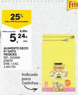 Continente Bom dia Ração para gatos friskies promoção