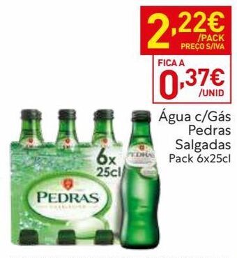 Recheio Água com gás pedras salgadas promoção