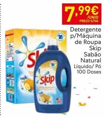 Recheio Detergente skip promoção
