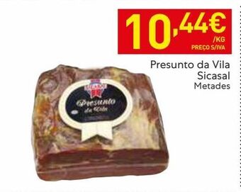 Recheio Presunto sicasal promoção