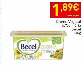 Margarina vegetal becel