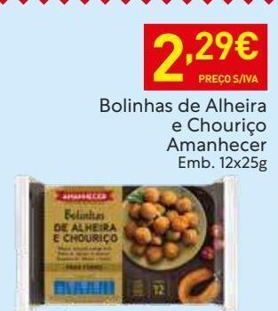 Recheio Alheira amanhecer promoção