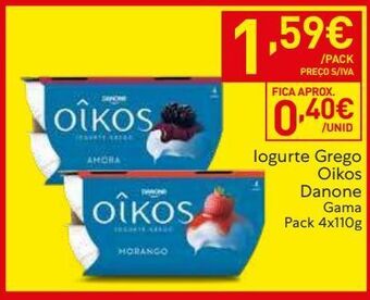 Recheio Iogurte grego oikos promoção