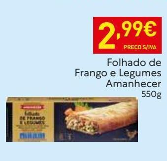 Recheio Folhado amanhecer promoção