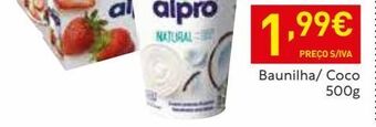 Recheio Iogurte alpro promoção