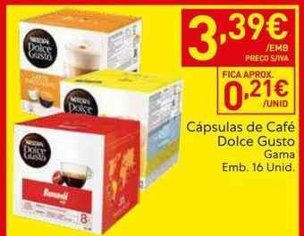 Recheio Cápsulas de café dolce gusto promoção