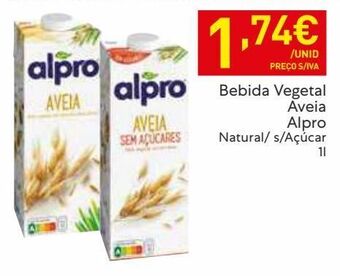 Recheio Bebidas naturais alpro promoção