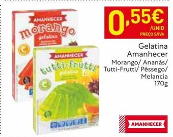 Recheio Gelatina amanhecer promoção