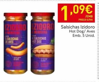 Recheio Salsicha izidoro promoção