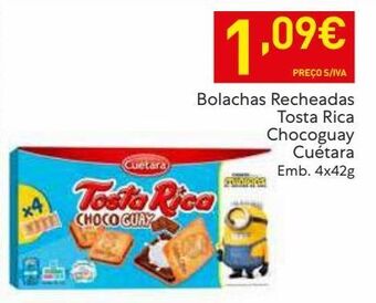 Bolacha recheada cuétara