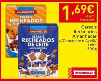 Recheio Cereais amanhecer promoção