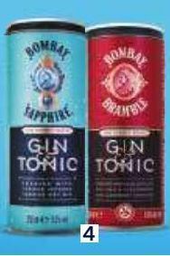 Recheio Gin bombay promoção