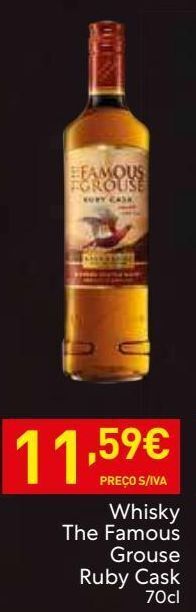 Recheio Uísque the famous grouse promoção