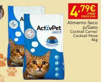 Recheio Ração para gatos activpet promoção