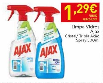 Recheio Limpador de vidro ajax promoção