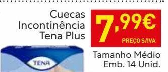 Recheio Incontinência tena promoção