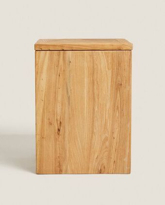 ZARA HOME Mesa madeira reciclada promoção