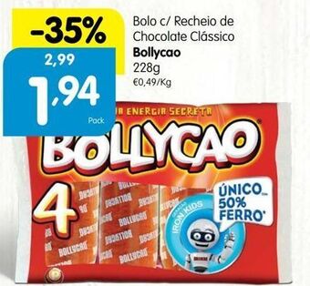 Minipreço Bolo bollycao promoção