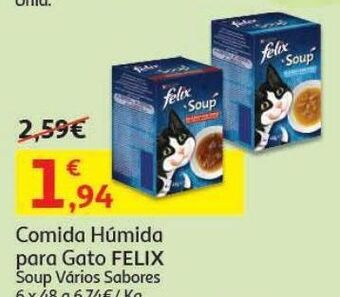 Comida húmida gato felix