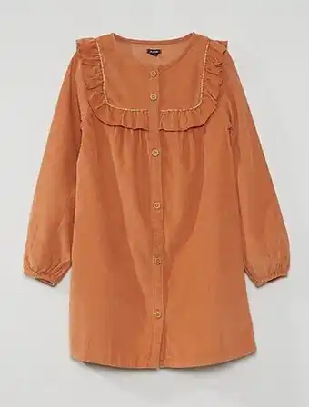 Kiabi Vestido de bombazina - bege promoção