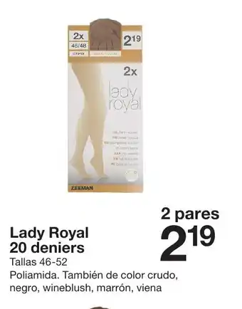 Lady Royal 20 deniers tallas 46-52