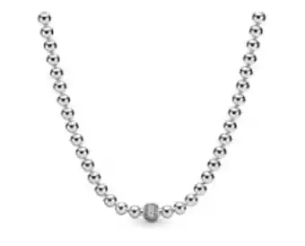 Pandora Colar beads & pavé promoção