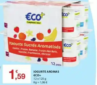 E.Leclerc Iogurte Aromas Eco + 12x125g promoção