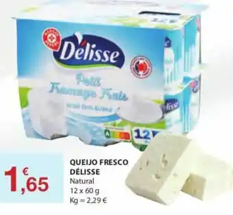 E.Leclerc Queijo Fresco Délisse 6x60g promoção