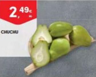 Continente Chuchu 1kg promoção