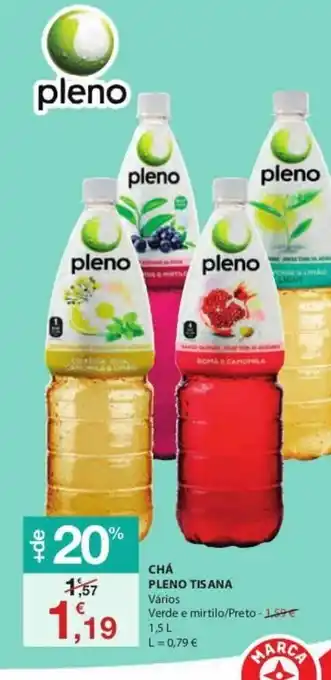 E.Leclerc Chá Pleno Tisana 1,5L promoção
