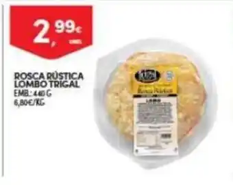 Continente Rosca Rustica Lombo Trigal 440g promoção