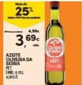 Continente Azeite Oliveira da Serra pet 0.75L promoção