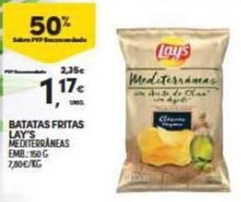 Continente Batatas Fritas Lay's 150g promoção