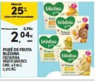 Continente Pure de Fruta Bledina promoção