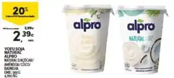 Continente Yofu Soja Natural Alpro 500g promoção